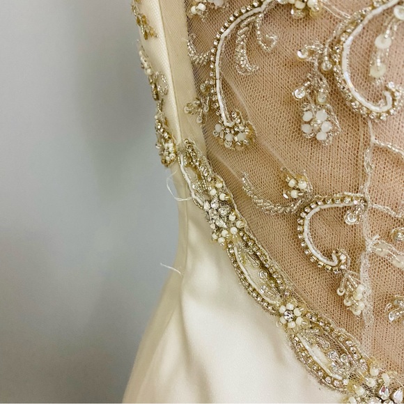 Casablanca Gowns Seabreeze Collection Wedding Dress Gown style 2193 size 10 - Picture 13 of 15